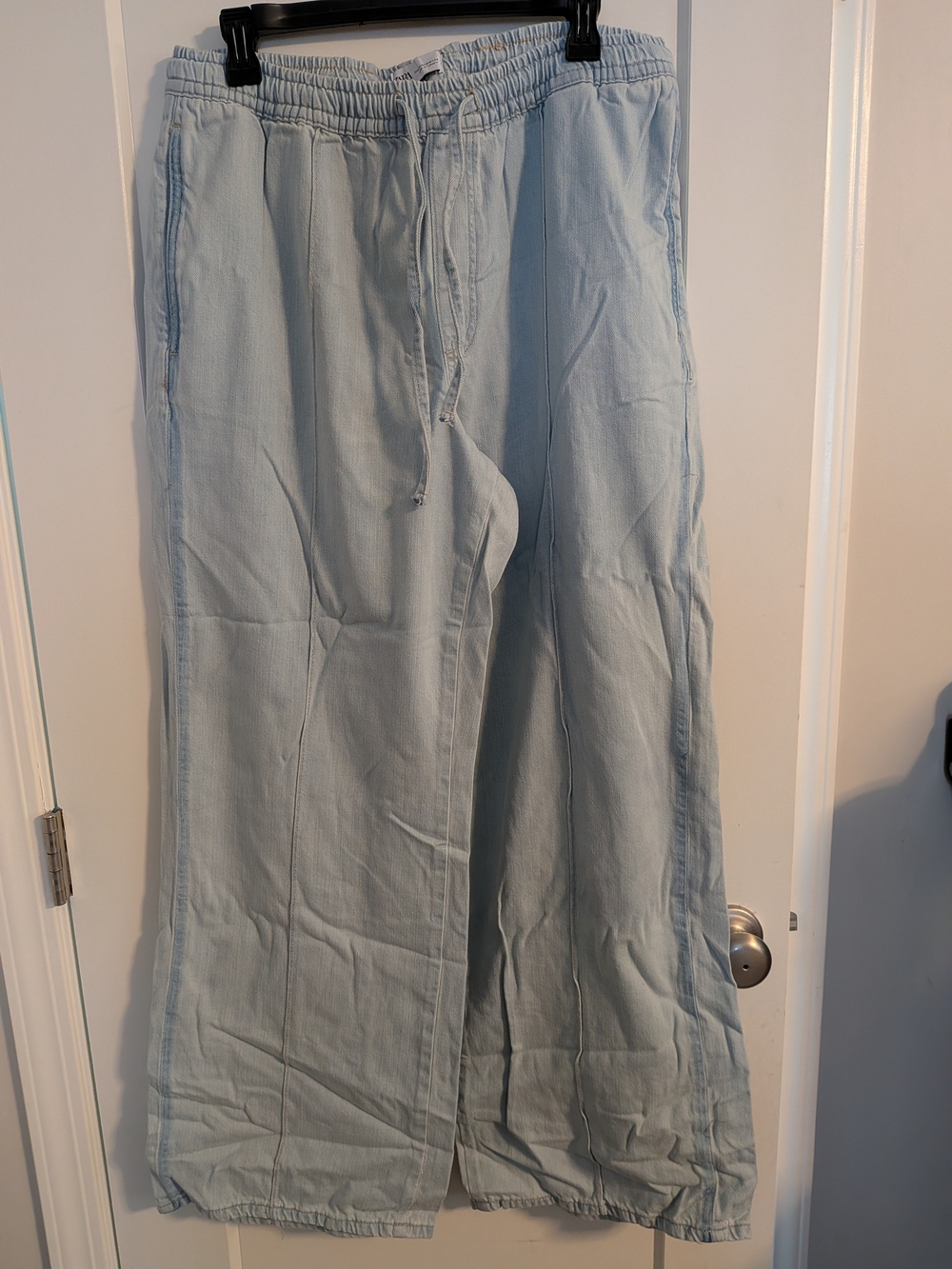 Zara TRF Denim Jogger Pants